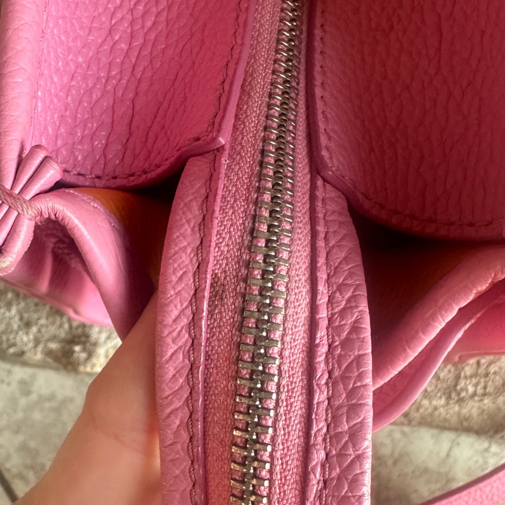 Marc Jacobs Leather The Tote Bag Small Pink - Picture 4 of 14